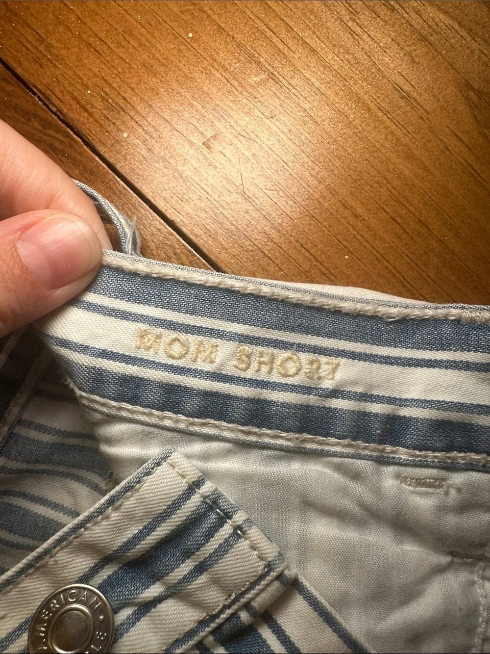 American Eagle Outfitters Striped Mom Short